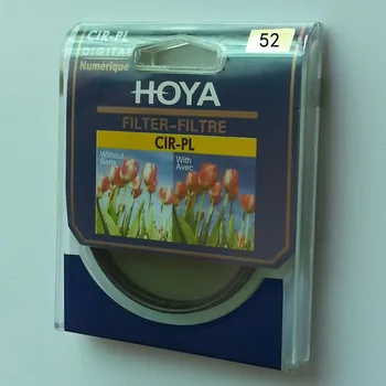 HOYA 52mm CPL CIR-PL Tanek Obroč Polarizer Filter Digitalni Objektiv Zaščitnik
