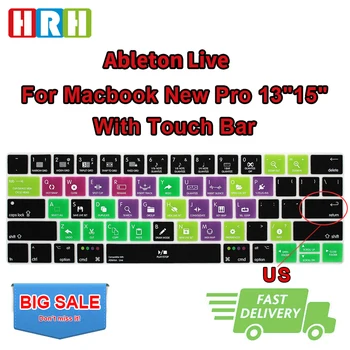 HRH Ableton Live Hotkey Silikonski NAS Tipkovnico Pokrov Kože Za Mac Pro 13