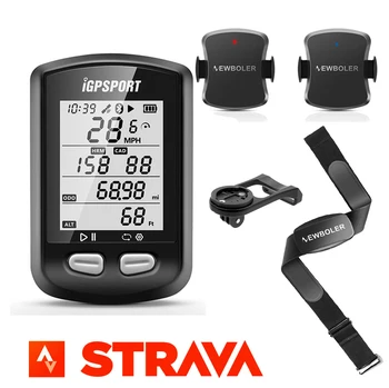 IGPSPORT IGS10 Kolo Računalnik ANT+ Bluetooth 4.0 Brezžični Kolesarski GPS Kolesarski Merilnika Hitrosti, Kadence Senzor Srčnega utripa