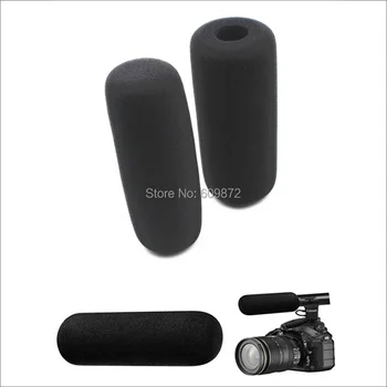 Intervju Mikrofon Puško Fotoaparat Pene vetrobransko steklo Video Mikrofon, Prevleke za Canon, Nikon, Sony Panasonic Fuji Video mic