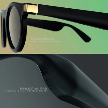 IPX4 Nepremočljiva sončna Očala Bluetooth Odprite Directional Avdio Očala Stereo Zvočnik Mikrofon za iPhone Huawei Xiaomi Pametna Očala