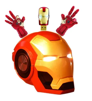 Iron Man brezžični zvočnik Bluetooth prenosni zvočnik soundbox z Micro SD play/ FM funkcije za telefon, računalnik, tablični RAČUNALNIK