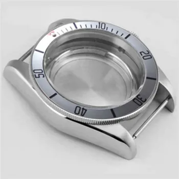Iz nerjavečega Jekla 41MM Watch Primeru, Safirno Steklo Gledal Kritje za ETA 2824 za ST2130 SW200 P5000 Gibanje rezervnih Delov 14201