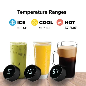 Iz nerjavečega Jekla Smart Steklenico Vode, Puščanje Dokazilo, Dvojno Steno, Imejte Pijačo Hot & Cold, LCD Prikaz Temperature