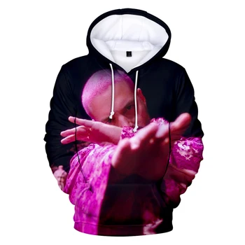 J BALVIN Hoodie 2020 Nov Album Barv 3D Long Sleeve Majica Moški pulover s kapuco Ženske Unisex Ulične Modnih Oblačil Preobsežne