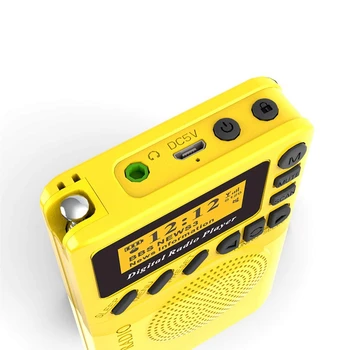 JABS Žep Dab Digitalnih Radijskih, od 87,5-108Mhz Mini Dab+ Digitalni Radio z Mp3 Predvajalnik, Fm Radio, Lcd Zaslon in Zvočnik