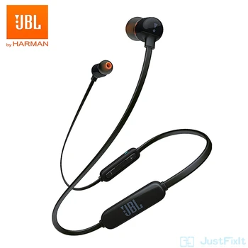 JBL T110BT Slušalke Brezžične Bluetooth Šport Teče Bas Zvoka, Magnetni Slušalke 3-Gumb za Daljinsko Z Mikrofonom za Pametni telefon Glasbe 7360