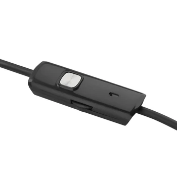 JCWHCAM Endoskop 7mm 1,5 M 2M 5M 3M Android Enoscope IP67 Nepremočljiva Pregled Borescope Kača Cev Kabel USB-Endoskop Fotoaparat