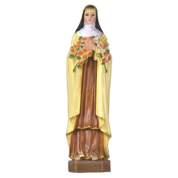 Jezus Kip Figur Slika marije Lurdu Kiparstvo Smolo Katoliška Namizni Kip Dekorativne Figurice Višina 30 cm