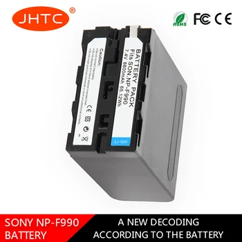 JHTC 3pc NP-F990 NP F990 8800mAh Fotoaparat Baterija Za Sony Kamero HXR-MC1500C NEX-EA50 DSR-PD198P HVR-Z7C NX3 5 LED Video Luč
