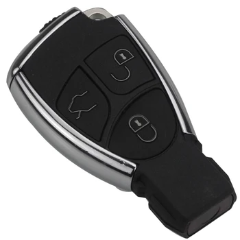 Jingyuqin Smart Avto Ključ Lupini Za Za Mercedes Benz B C E ML S CLK SLK CL GL Chrome nosilca za Baterijo Auto Daljinski Ključ Fob 3 Gumbi