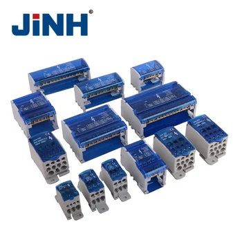 JINH JH8415 Polje Din Rail Vrstnimi sponkami Univerzalno žico priključek dozi nepremočljiva