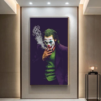Joker Wall Art Platno, Slikarsko, Plakati, Tiskanje HD Stripi Film 2019 Joker Joaquin Phoenix Sliko za Dnevni Sobi Doma Dekor