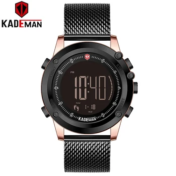 KADEMAN klasičen design, Ultra-tanek watch moških Samodejno ura moških koledar nepremočljiva Mehanska ura top blagovne znamke relogio masculino