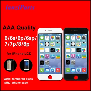 Kakovosti AAA LCD za iPhone 5s 6 6S Plus Zaslon, Zaslon na Dotik, Računalnike Skupščina Ne Dead Pixel Pantalla za iPhone 6 LCD