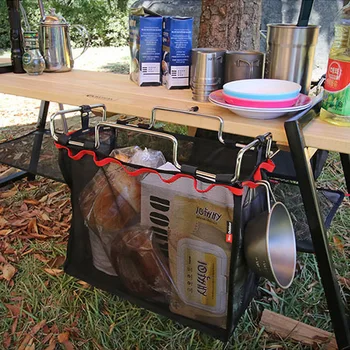 Kampiranje na prostem žice, ki prejemajo omrežje prenosno vrečko za shranjevanje divje namizni žar orodje kuhinja manjše izdelke picni hrane