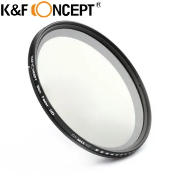 K&F KONCEPT 49 mm Slim Zatemnitev Spremenljivka ND2, da Filter ND400 Nastavljiv ND Nevtralni Filter za Objektiv