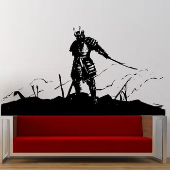 Kendo Stenske Nalepke Japonski Ninja Plakat Vinil Umetnosti, Stene Decals Je Dekoracijo Doma Dekor Zidana Kendo Samurai Decal