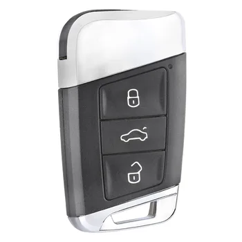 Keyecu 3 Gumbi 434MHz Smart Remote Avto Ključ Fob za VW za Volkswagen Passat B8 2016 2017 2018, Magotan, Odlično A7 35163