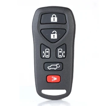 Keyecu 6 Gumbe Vstop brez ključa za Daljinsko Avto Ključ Fob za Nissan Prizadevanju 2004 2005 2006 2007 2008 2009 FCC ID: KBRASTU51 14261