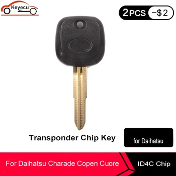 KEYECU Zamenjava Transponder Ključni Fob S Čip ID4C za Daihatsu Charade Copen Cuore Feroza Sirion Terios YRV 28889
