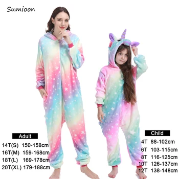 Kigurumi Pajama Samorog Onesies Za Ženske, Moške Zimske Sleepwear Živali Uniocnrio Kostume Odraslih Kugurumi Panda Pižame