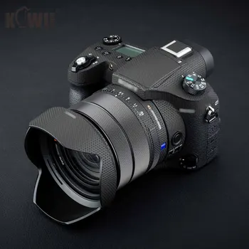 Kivi Fotoaparat Telo Nalepke Zaščitna Kožo Film Komplet Za Sony RX10 IV RX10 III Anti-Scratch Filmsko Kamero Matrika Črna
