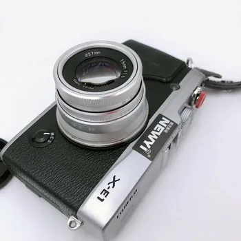 Kovinsko Srebrna X FX nosilec 35mm F1.6 Objektiv Za Fuji Fujifilm X-E2 X-X A5-T100 X-T1