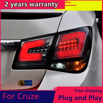 KOWELL Avto Styling za Chevrolet Cruze 2009-zadnje luči LED Rep Lučka zadaj prtljažnik, svetilke kritje drl+signal+zavora+obratno