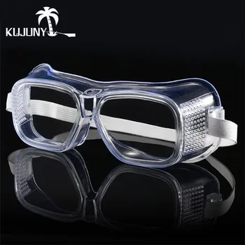 KUJUNY Zaščitna Očala Anti-Fog Prah-dokazilo Splash-proof Očala Pregledno, Varno Zaščito Očala 22544