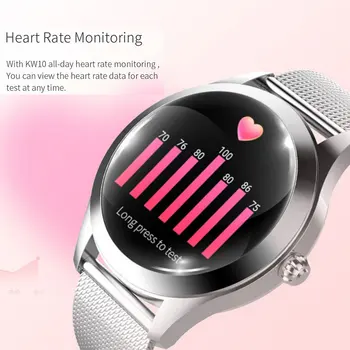 KW10 KW20 Pametno Gledati Ženske 2018 IP68 Vodotesen Srčnega utripa, Spremljanje Bluetooth Za Android IOS Fitnes Zapestnica Smartwatch 24806