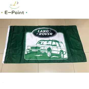 Land Rover Avto Zastava 2*3 m (60*90 cm) 3 m*5 m (90*150 cm) Velikost Božični Okraski za Dom Zastava Banner Darila