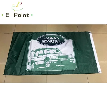 Land Rover Avto Zastava 2*3 m (60*90 cm) 3 m*5 m (90*150 cm) Velikost Božični Okraski za Dom Zastava Banner Darila