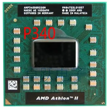 Laptop cpu procesor AMD Athlon II Dual-Core P340 P 340 Mobile (1M Cache 2.2 GHz) AMP340SGR22GM Socket S1/S1g4 cpu brezplačna dostava 18090