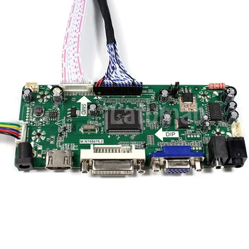 Latumab Nov komplet za LTN156AT27 HDMI + DVI + VGA LCD LED LVDS Krmilnik Odbor Voznik