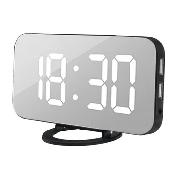 LED digitalna budilka z USB vrata, mobilni telefon, polnjenje, posteljne večnamensko budilka despertador часы будильник 22*