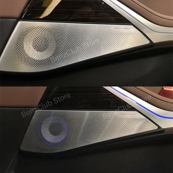 LED prevleka Center Nadzorni Plošči Za BMW G05 X5 G07 X7 G06 X6 Serije Vrat Sijaj Visoko Kritje za Razsvetljavo Trim Avdio MidHorn Zvočniki