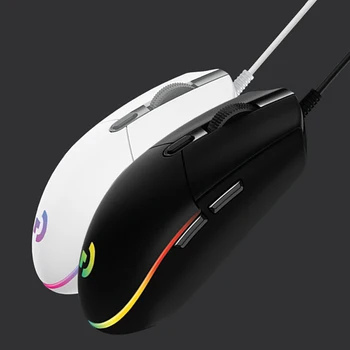 Logitech G102 2. miško drugo generacijo novo nadgradnjo RGB razsvetljava učinek gaming igralni žično miško mehanske tipkovnice 9829
