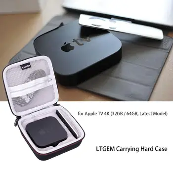 LTGEM EVA Black torbica za Apple TV 4K(32GB/64GB,Najnovejši Model)