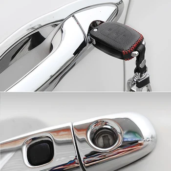 Luksuzni chrome vrat ročaj kritje trim zaščitni pokrov za Dodge Durango MK3 2011~2019 Avto opremo nalepke 2012 2013