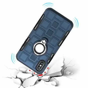 Luksuzni Kovinski Obroč Telefon Primeru Za iphone 11 11Pro 11ProMAX Shockproof Primeru Kritje Za iphone 7 8 XS telefon primerih
