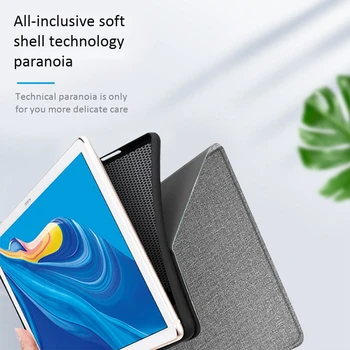 Luksuzni Primeru Tkanine za iPad Mini 4 5 Zrak 1 2 Funda Stojalo Usnje Coque i Pad Air3 10.5 Pro 11 inch 2018 7. 8. 10.2 Capa Zraka 4