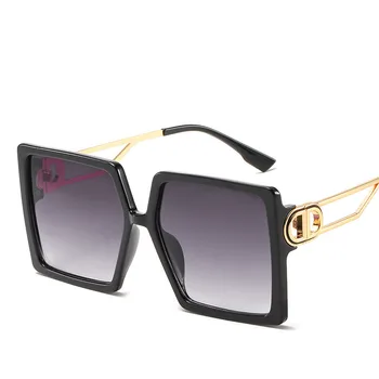 Luksuzni Ženske Blagovne Znamke Sončna Očala Kvadratnih Sunglass Lady Oblikovalec 2021 Trend Kul, Classic, Retro Sončna Očala Odtenkih Za Ženske Gradient