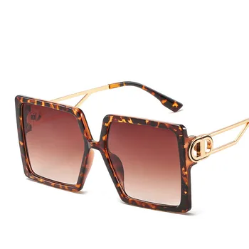 Luksuzni Ženske Blagovne Znamke Sončna Očala Kvadratnih Sunglass Lady Oblikovalec 2021 Trend Kul, Classic, Retro Sončna Očala Odtenkih Za Ženske Gradient