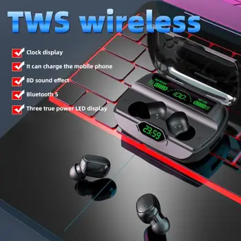 LUSTR G6 Bluetooth Ušesu Telefon Brezžične Slušalke Čepkov Brez Odlašanja Gaming Slušalke HiFi Stereo Čepkov Primeru za Xiaomi Nasprotnega Samsung 5652