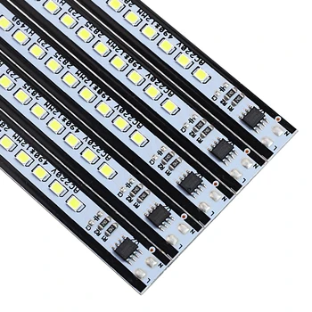 Luči led trakovi AC220V aluminijasti profil za LED Bar Luči 2835 Ozadja za Kuhinjo Svetlobe 17688