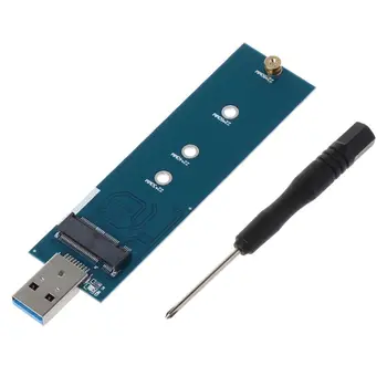 M. 2 na USB Adapter B Tipko M. 2 SSD Adapter USB 3.0, da 2280 M2 NGFF SSD Disk Adapter Pretvornik SSD Card Reader 561