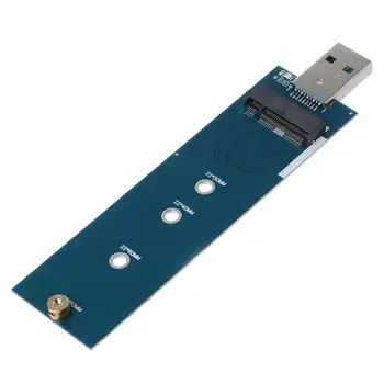 M. 2 na USB Adapter B Tipko M. 2 SSD Adapter USB 3.0, da 2280 M2 NGFF SSD Disk Adapter Pretvornik SSD Card Reader
