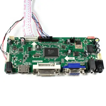 M. NT68676 Voznika Vozilu Komplet za N156HGE-LA1 N156HGE-LB1 N156HGE-LG1 HDMI+DVI+VGA LCD LED zaslon Controller Board