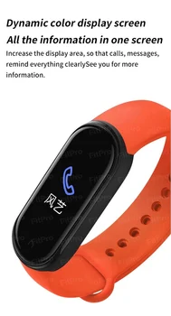 M5 Smart Band Šport Fitnes Zapestnica Watch Fitnes Tracker Smartband Krvnega Tlaka, Srčnega Utripa Nepremočljiva Manšeta 2020